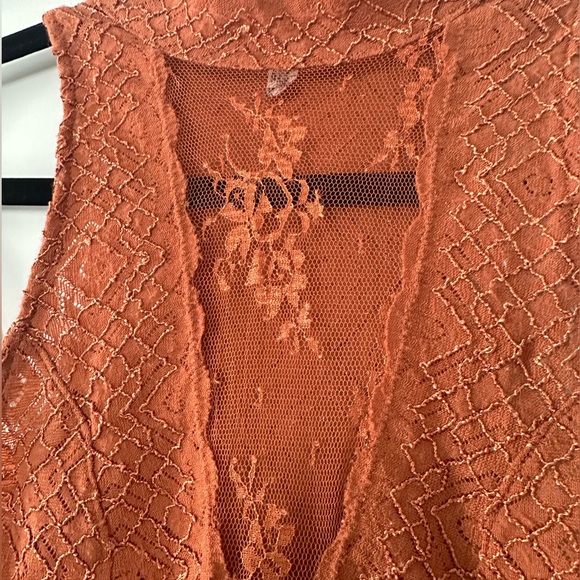 Free people Intimately burnt orange high neck tank - Picture 2 of 4